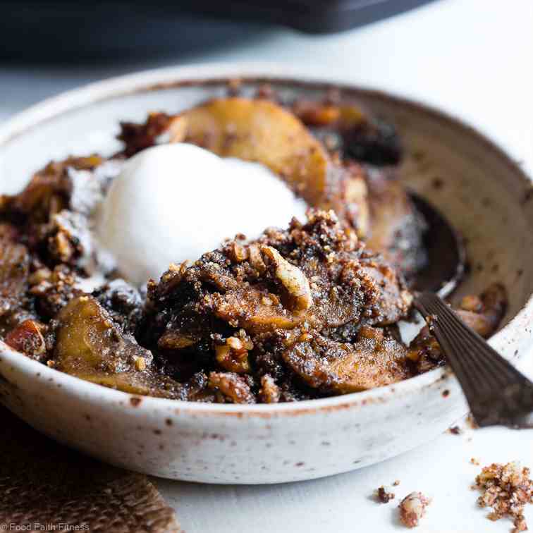 Paleo Vegan Pecan Apple Crisp