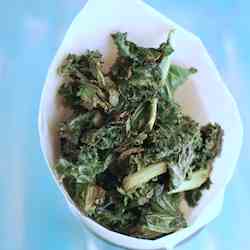 Baked Spicy Kale Chips