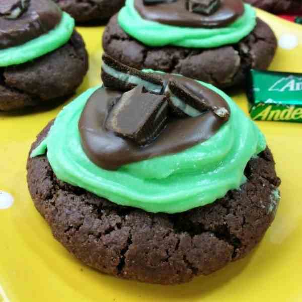 Andes Mint Grasshopper Cookies