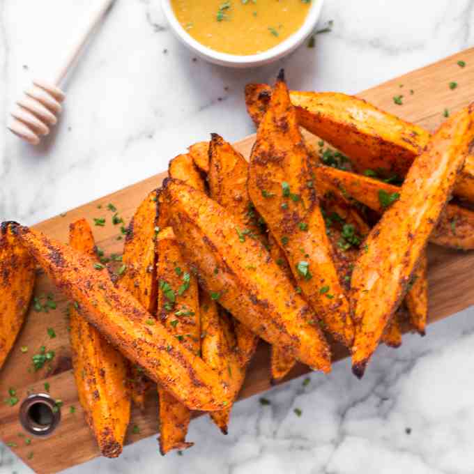 Baked Sweet Potato Wedges