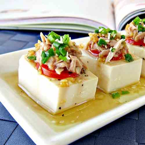 Tuna and Tofu Cold Dish