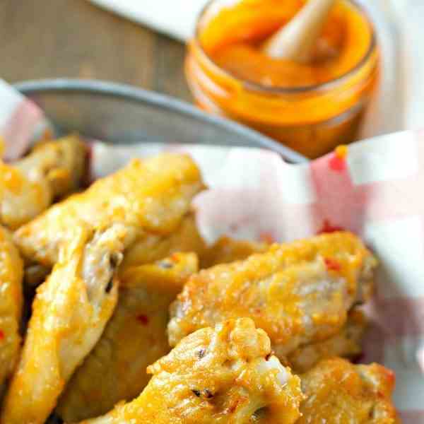 sweet hot mustard chicken wings 