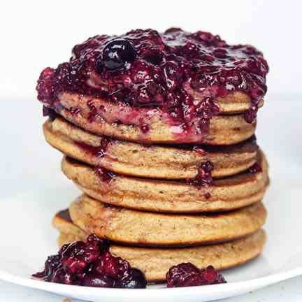 Grain Free Carrot Cake Pancakes