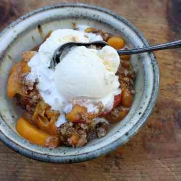 Fresh Peach Crisp