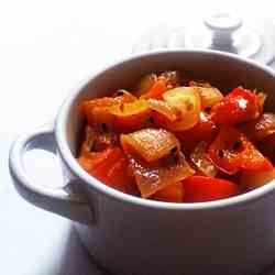 Red Bell Pepper Curry