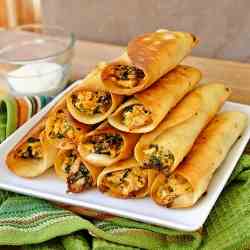 Chicken and Cream Cheese Taquitos