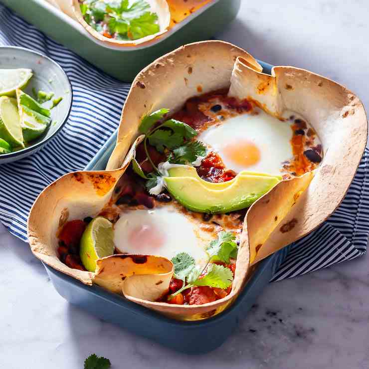 Huevos Rancheros Baked Eggs