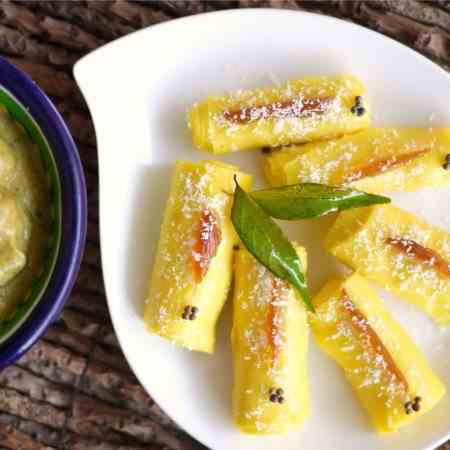 Sunrise Khandvi Rolls