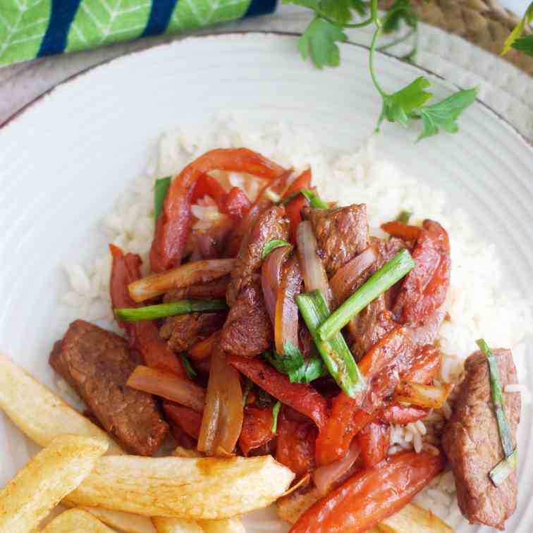 Lomo Saltado - Peruvian Beef Stir-Fry