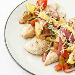 Chicken with Bruschetta Vegetables