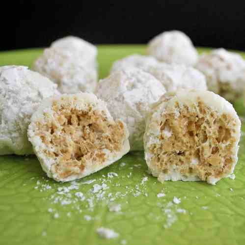 Snowball Rice Krispy Treats