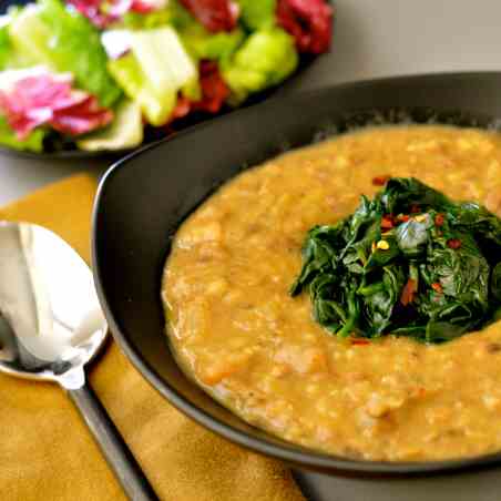 Black-Eyed Pea Soup with Greens