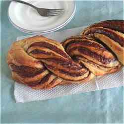 Braided Nutella Brioche