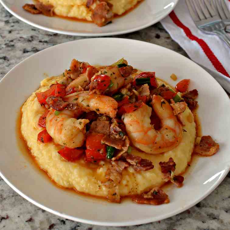 Shrimp and Grits Southern Style