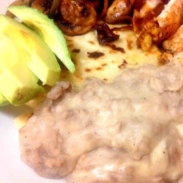 Vegetarian refried beans