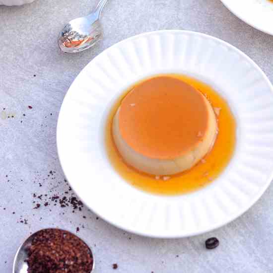 Vietnamese Coffee Flan-