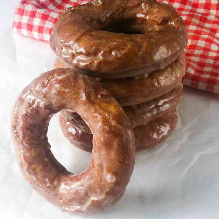 Glazed Cinnamon Doughnuts