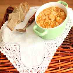 Noodles with prawns