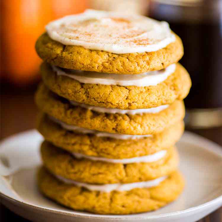 Small-batch Soft Pumpkin Cookies