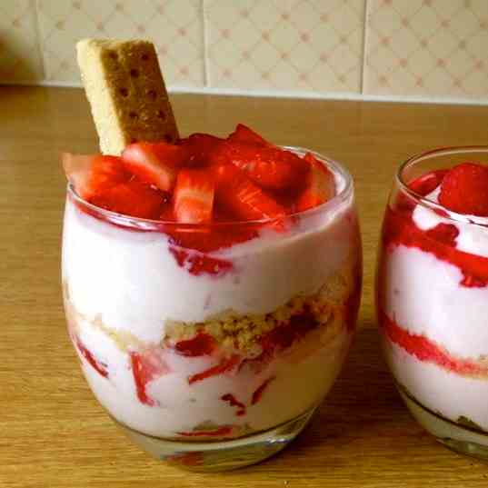 Strawberry Raspberry Mess