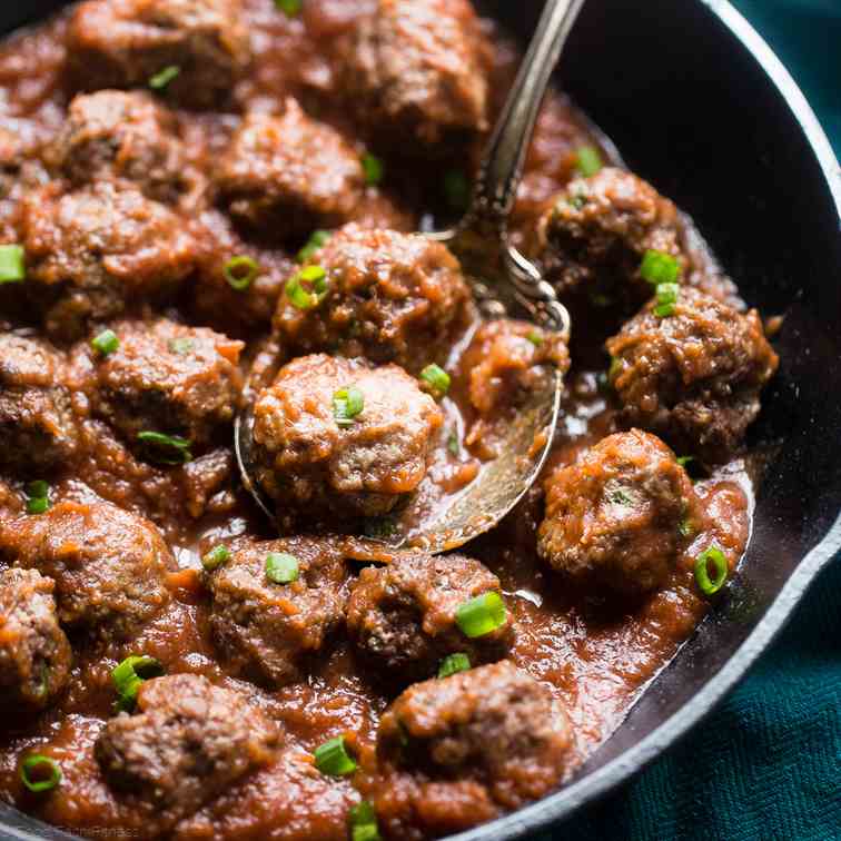 Whole30 Sweet and Sour Meatballs
