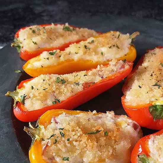 Baby Bell Pepper Poppers