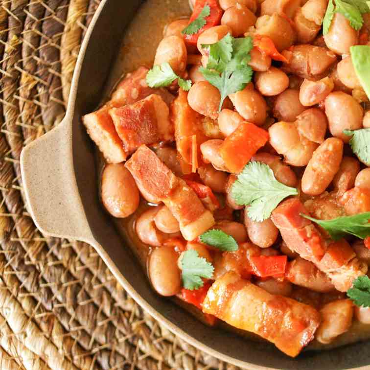 Instant Pot Borracho Beans Recipe 