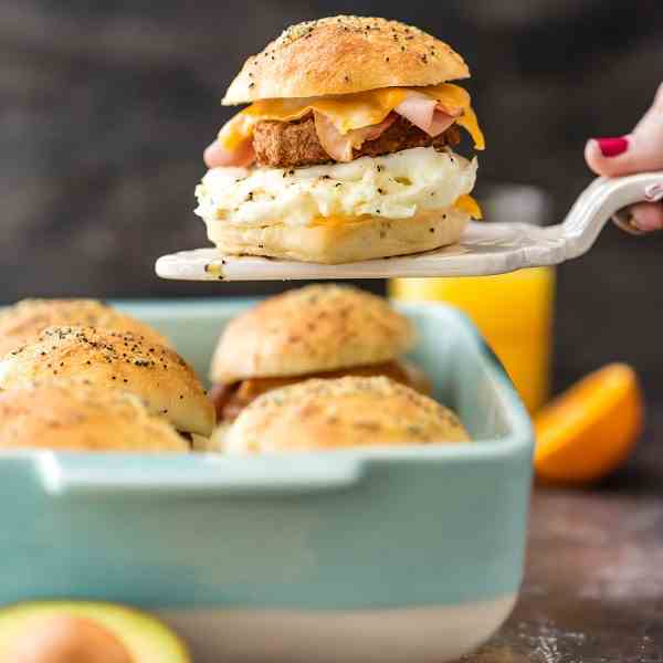 Baked Breakfast Sliders