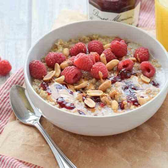 Peanut Butter and Preserves Quinoa