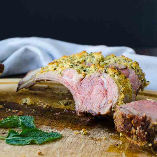 Rack of Lamb with Herb Crust