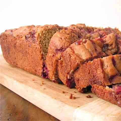 Raspberry & White Chocolate PB Bread