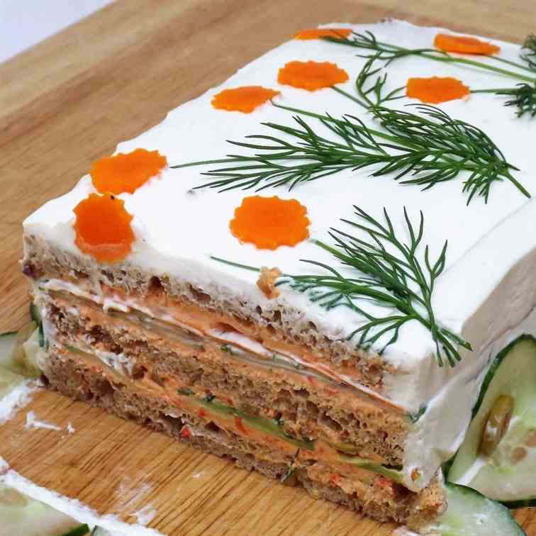 Sandwich Layer Cake (Smorgastarta)