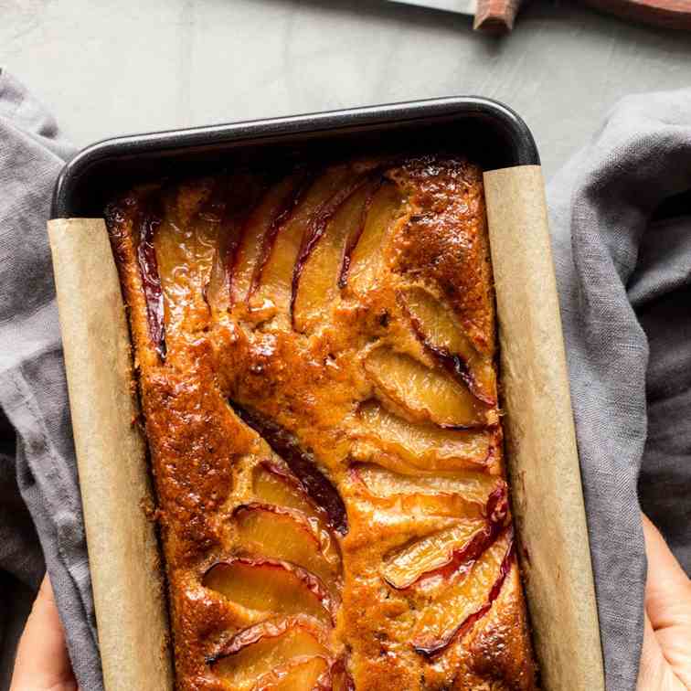 Spiced plum loaf