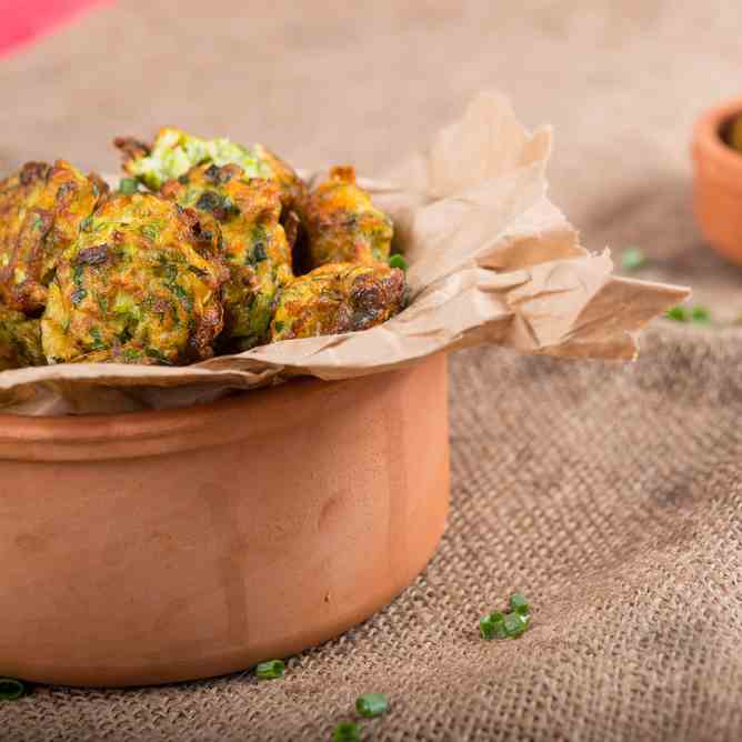 Courgette Fritters In The Air Fryer