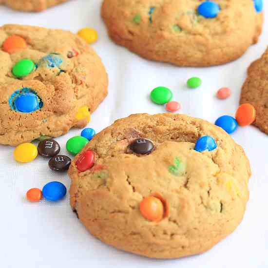 Monster M-Ms Cookies