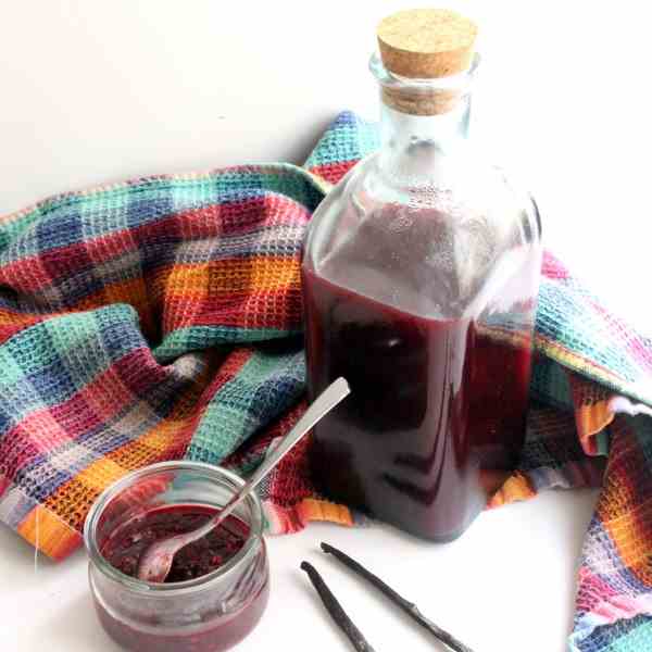 Raspberry Blackberry Vanilla Syrup