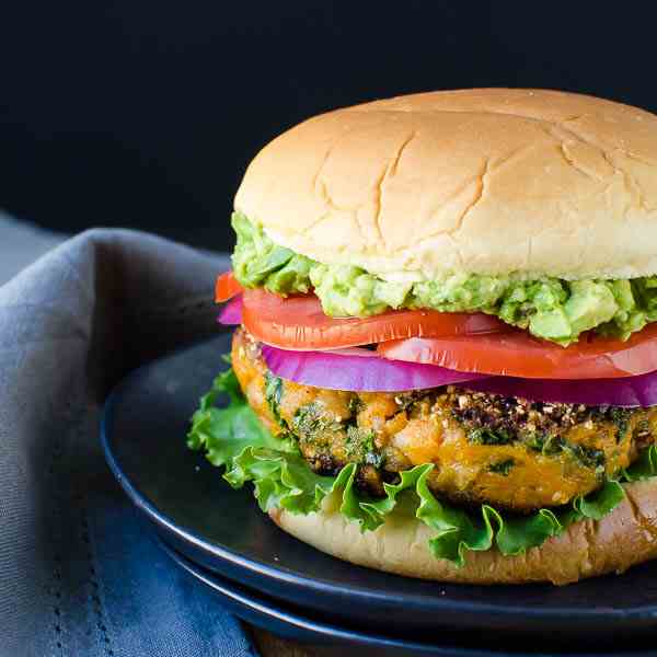 Cornmeal Crusted Veggie Burgers