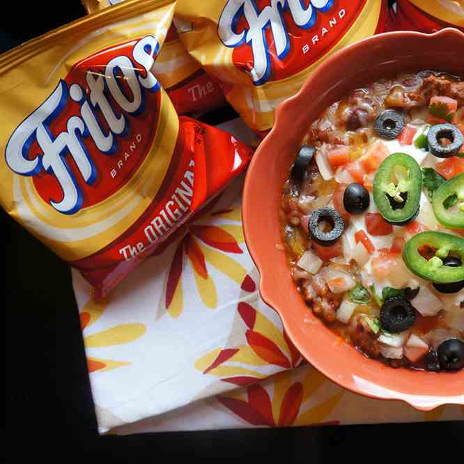 Crock Pot Chili & Frito Pie