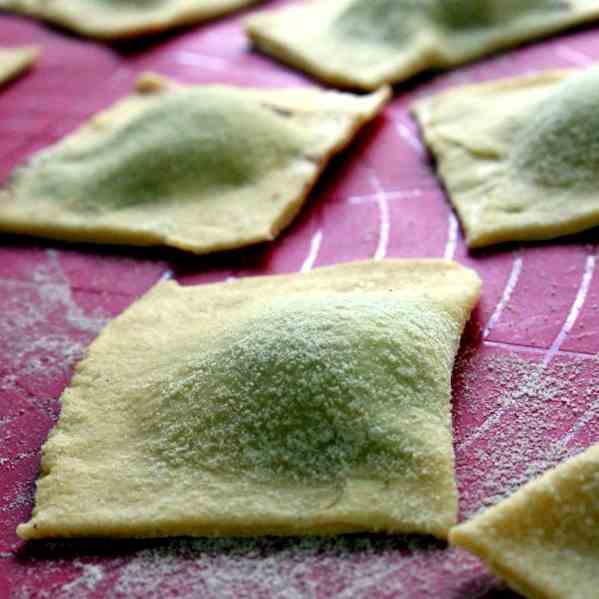 Blood Sausage Ravioli