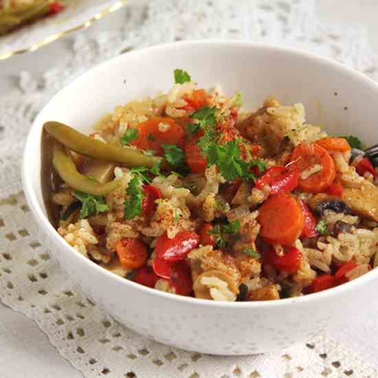 Romanian Vegetable Rice