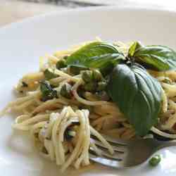 Vermicelli with Peas