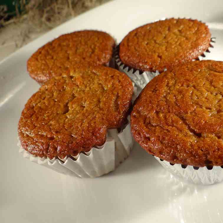 Banana Pumpkin Chocolate Chip Muffins