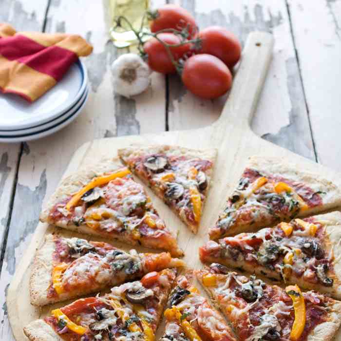 Gluten Free Summer Veggie Pizza