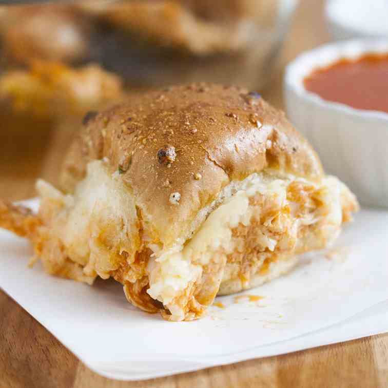 Baked Buffalo Chicken Sliders