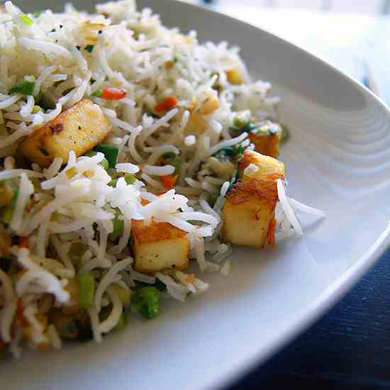 Paneer (Cottage Cheese) Fried Rice