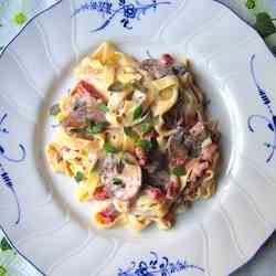 Chestnut Mushroom Tagliatelle