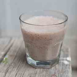 Banana and chia smoothie