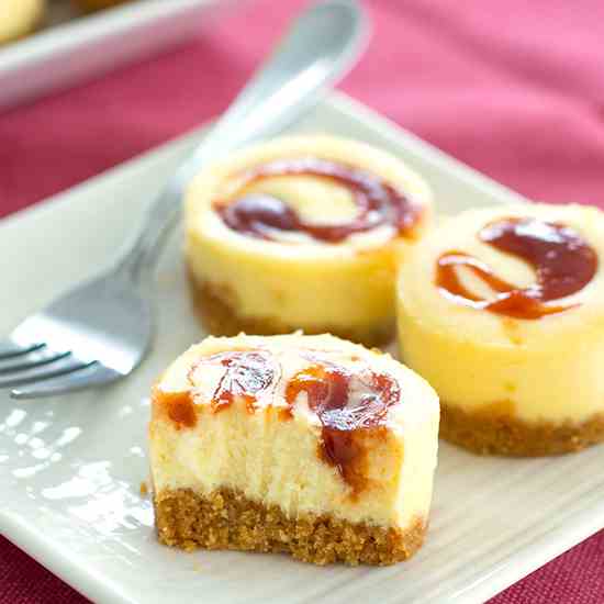 Mini Guava Cheesecakes