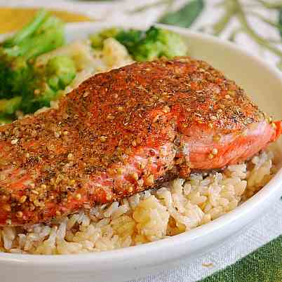 Spice Rubbed Salmon