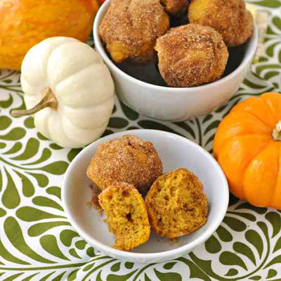 Sugar & Spice Pumpkin Mini Muffins